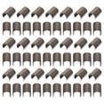 thumbnail image 1 of Miangastore 100pcs Leather Rope Clips Metal Fastener Cylindrical Opening Crimps for Tassel, 1 of 8