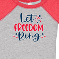 thumbnail image 4 of Inktastic 4th of July Let Freedom Ring with Stars Boys or Girls Baby Bodysuit, 4 of 5