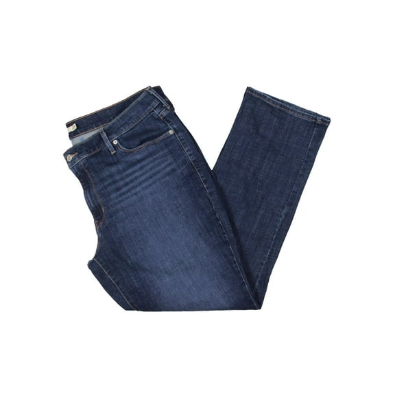 Levi Strauss & Co. Womens Mid Rise Relaxed Fit Straight Leg Jeans
