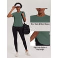 thumbnail image 3 of Weardear Workout Tops for Women UPF 50+ Yoga Shirts Short Sleeve Athletic Tops with Side Slits Loose Fit Running Gym Tee Top, 3 of 7