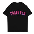 thumbnail image 1 of T-shirts pour Femmes Trapstar T-Shirt Imprimé pour Femmes Décontracté Graphique Junior Filles Manches Courtes tee-Shirt Original avec Col Rond(Noir, P), 1 of 3
