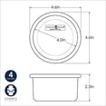 thumbnail image 4 of Molde para tartas Nordic Ware Layer, redondo, 10 cm de diámetro, aluminio natural, 4 of 4