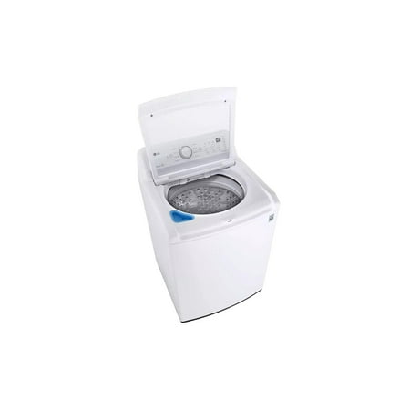 LG - 4.5 Cu. Ft. High-Efficiency Top Load Washer with TurboDrum Technology - White