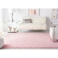 thumbnail image 3 of Safavieh Primo Mason Solid Shag Area Rug, Light Pink, 3' x 5', 3 of 11