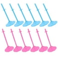 thumbnail image 3 of SHISUYAN Doll Stand Holder for Action Figures and Dolls Display Assorted Color Plastic 12pcs, 3 of 8