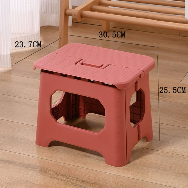 Marchepied Pliant Extérieur Portable Robuste en Plastique Chaise Antidérapante pour Camping Randonnée Pêche BBQ Marchepied Pliable Marchepied Marchepied