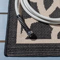 thumbnail image 4 of Safavieh Courtyard Carlos Oriental Indoor/Outdoor Area Rug, Black/Beige, 6'7" x 9'6", 4 of 8
