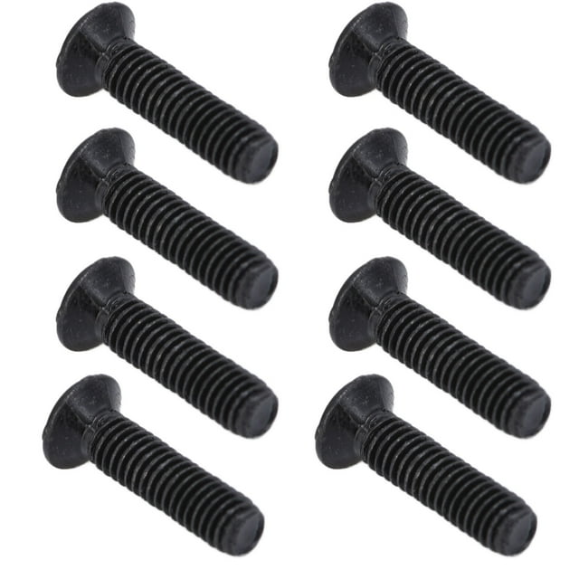 M3 Countersunk Screw, A2-70 50Pcs Cross Screws Assortment Kit Safe Installation Durable Corrosion Protection Black Galvanized for High Accuracy Machines M3x4,M3x5,M3x