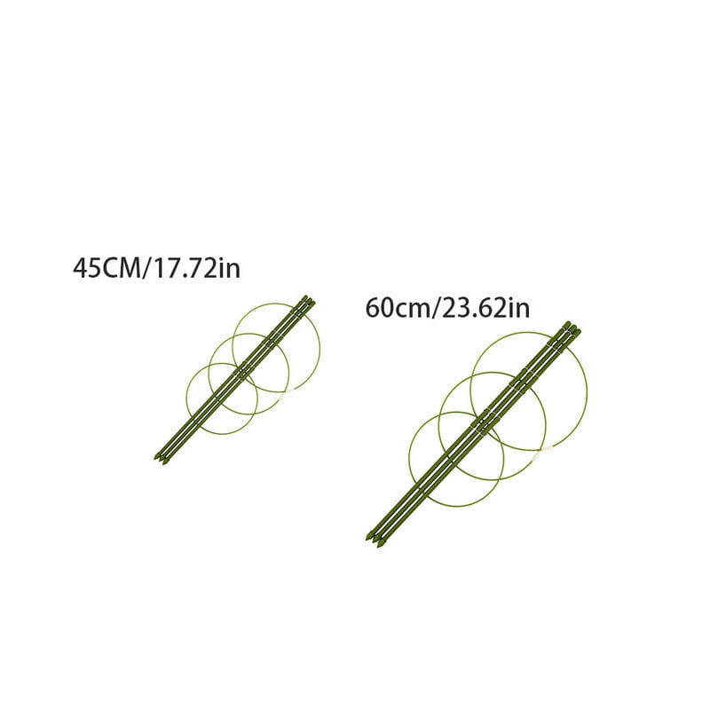 6 Packs 18inch Plant Support Cages for Home Garden Balcony for Orchids, Tomato, Vegetables, Flowers, Climbing Plants