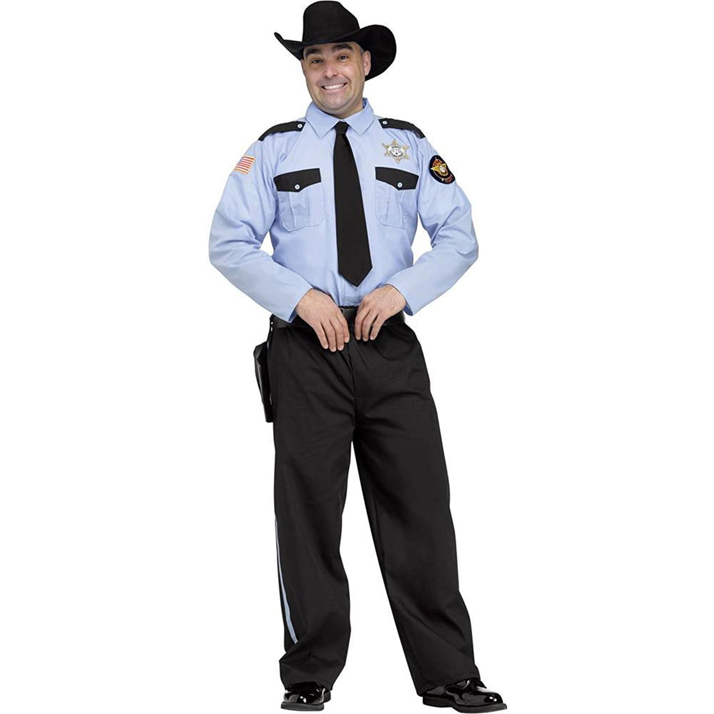 Sheriff Roscoe P Coltrane Mens Dukes of Hazzard Halloween Cop Costume ...