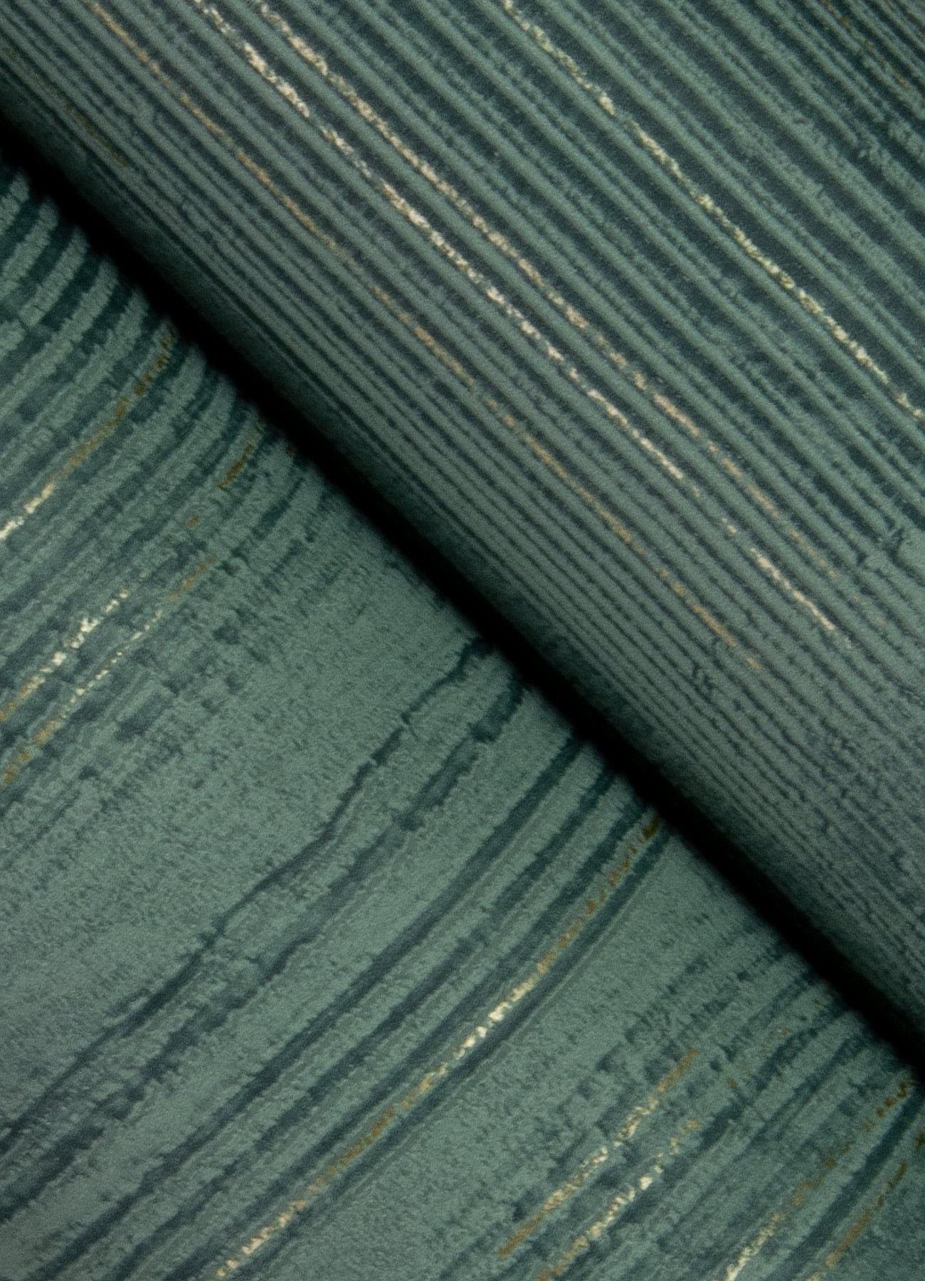 Advantage Jasper Teal Block Texture Wallpaper