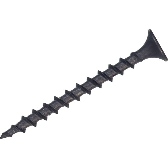 The Hillman Group 42400 6-Inch x 1-Inch Coarse Thread Phillips Drywall Screw, 100-Pack, Black