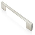 thumbnail interactive-video image 1 of Modket Brushed Nickel Cabinet Handle 3-3/4" C.C - Traditional Door Pull M2715 1 of 5
