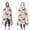 White Highland Cow, variant on Wearable Blanket,White Highland Cow Flower Butterfly Pattern Hooded Wearable Flannel Blanket for Adults & Teens,Winter Poncho Shawl Wrap Cape Cozy Anti-Pill,50"x60"