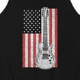 thumbnail image 3 of Instant Message - USA Flag Guitar  - Men's Jersey Tank Top, 3 of 6