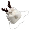 thumbnail image 3 of EeaseCA 1pc Drawstring Bag Storage Pouch Bucket Bag Shoulder Bag Cross Body Bag, 3 of 7