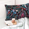thumbnail image 4 of Yiaed Paisley Print Brushed Microfiber Envelope Pillowcases, Standard,Envelope Closure Pillow Cases(No pillow core)-14"x20", 4 of 6