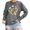 Grey, variant on HUITKMM Winter Sweaters for Women 2025 Women's Fashionable Printed Crew Neck Hoodie XXL