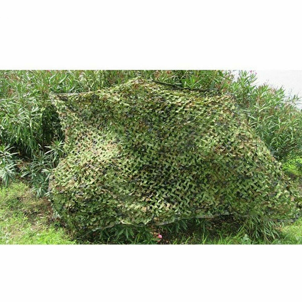 Woodland Camouflage Army Net, Military Camo Camping Hunting Netting Hide Cover Net 26ft x 26ft