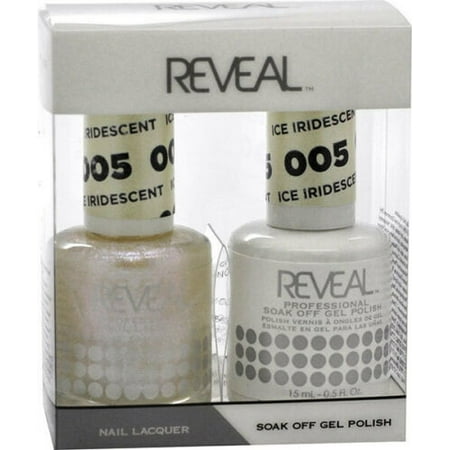 Reveal Gel Polish & Matching Nail Lacquer DUOS - 005 - Ice (Best Iridescent Nail Polish)