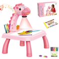 thumbnail image 1 of Drawing Projector Table for Kids Drawing Board Doodle Sketch Pad Trace and Draw Projector Toy Writing Painting Learning Desk with Smart Projector with Light Music Home School Gifts, 1 of 8