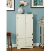 Mainstays 4-Shelf Multipurpose Storage Cabinet, White - Walmart.com