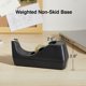 thumbnail image 4 of Dispensador de cinta STAPLES negro con base ponderada antideslizante, 4 of 6