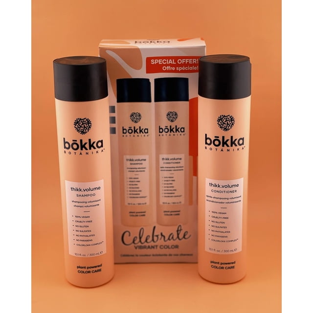 Bokka Botanika DUO Thikk Volume (2x 300ml) Shampoo+Conditioner