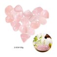 thumbnail image 2 of Qarigey Piedra de cristal rosa resistente al desgaste, apariencia exquisita, hermosa piedra preciosa Manual, decoración del hogar, joyería cuidado de los oídos Tipo 2, 2 of 4