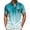 Green, variant on Mens Knit Polo Short Sleeve Print Gradient Color Comfort Mens Sprimg Clothing,Grey,L
