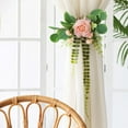 thumbnail image 2 of Viflosae Curtain Holders Fake Flowers Curtain Tie Light High End Curtain Tie Ornament Creation Floral Tie Buckle Tie Backs for Curtains Summer Decorations for Home for Windows, 2 of 7
