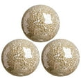 thumbnail image 1 of Juego de esferas de mosaico de 8 cm, centros de mesa, cuencos, bola de espejo, esfera de cristal de mosaico. Gold 3pcs, 1 of 8