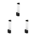 thumbnail image 3 of ziyahi Easy To Install Wall Mount Storage Rack Easy Access ABS Dust-proof Lid Reduce Waste Food Grade Eco-friendly Healthy Black 3Set, 3 of 6