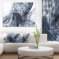 thumbnail image 1 of Fractal Rayures Connectées Noir et Blanc - Impression sur Toile, 1 of 3