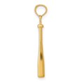 thumbnail image 3 of 14K Yellow Gold 3D Baseball Bat Charm Sports Pendant, 3 of 5