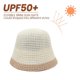 thumbnail image 4 of Sombrero de pescador plegable con circunferencia de 58-60cm, sombrilla femenina, sombrero protector solar, color simple, sombrero de cubo a juego, 4 of 5