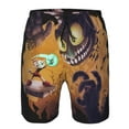 thumbnail image 4 of Cuphead Devil Men's Beach Shorts Swim Trunks Casual Quick Dry Board Shorts Swimwear with Mesh Lined and Pockets, 4 of 8