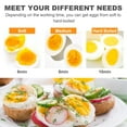 thumbnail image 5 of KEINVE Electric Egg Cooker and Steamer, 14 Capacity Double-Layer Stainless Steel Egg Maker with 30-Min Timer, 350W Rapid Hard Boiled Egg, 5 of 9