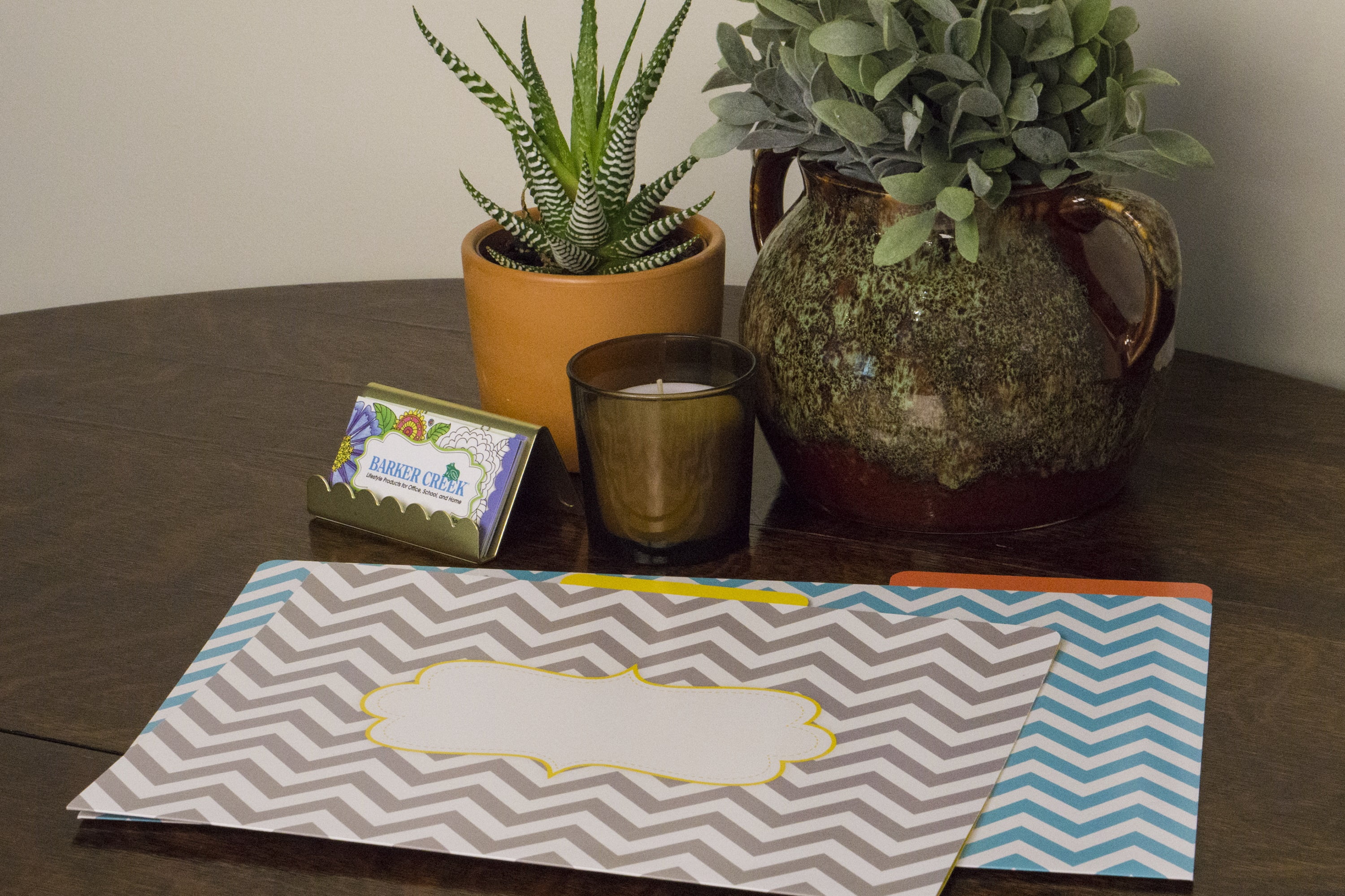 Barker Creek Folder/Pocket Set - Chevron Beautiful (BC3589)