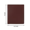 thumbnail image 5 of Men's Genuine Leather Bifold Wallet - Slim Hipster RFID Blocking Cowhide Credit Card Holder, 5 of 5