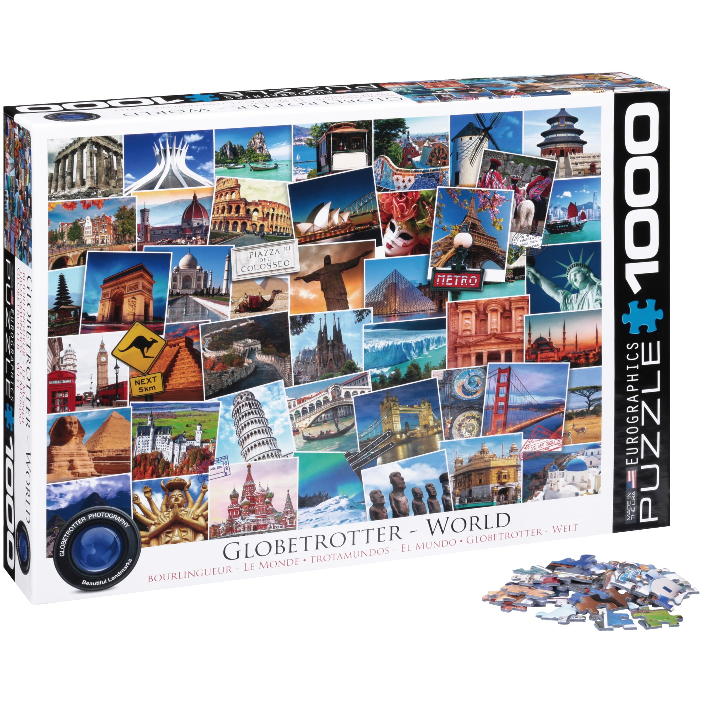 Eurographics GlobetrotterWorld 1000 Piece Puzzle
