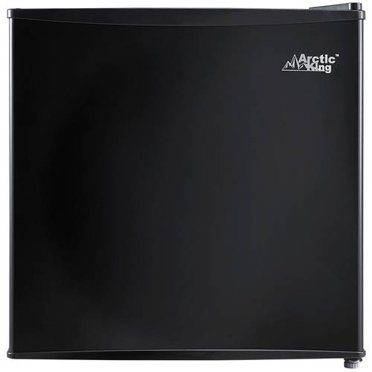 Arctic King 3.2 Cu ft Two Door Compact Refrigerator with Freezer, Black ...