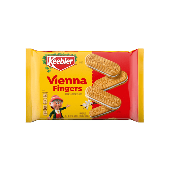 Vienna Fingers, Sandwich Cookies with Crème Filling, 12 oz