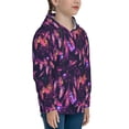 thumbnail image 3 of Lsque Purple Dreamcatcher Patten Youth Hoodie Sweatshirt Pullover with Kangaroo Pocket Boys and Girls Hoodie Warm Hoodie for Kids-Large, 3 of 6