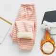 thumbnail image 2 of WOYY Toddler Girls Pants Winter Thicken Thermal Pants Casual Soft Warm Trousers, 2 of 4