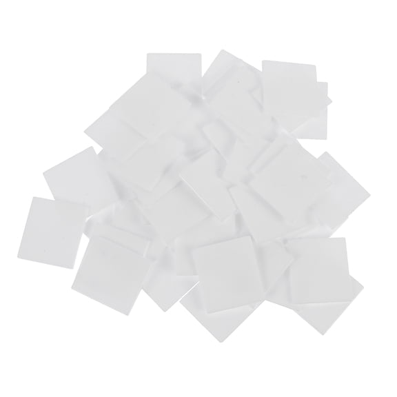 WASHWEPE 52pcs Piano Keytops Repairing Gadgets For Upright Pianos Durable White Key Parts Space Saving Design