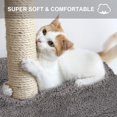 thumbnail image 3 of Bath Mat, 50x80cm Bathroom Carpet Bath Carpet Non-Slip Bath Rugs Gray, Soft and Fluffy Textile, Washable Tpr Material On The Bottom, Bath Mats for Bathroom Bedrooms, 3 of 7