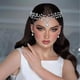 thumbnail image 4 of Tocado de boda para novia, diadema nupcial con diamantes de imitación, accesorios para el cabello para novias y damas de honor, 4 of 5