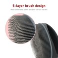 thumbnail image 3 of Ducha Corporal, Depurador Corporal De Silicona Suave De Mano Para Cepillar, Cepillo De Limpieza De Baño Exfoliante Suave Para Hombres Y Mujeres Eigraketly HA044727-02, 3 of 6
