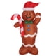 thumbnail image 2 of Hombre de jengibre inflable de Navidad de 4,92 pies, lindo inflado rápido, hombre de jengibre para decoración navideña de jardín, enchufe europeo de 220V, 2 of 10